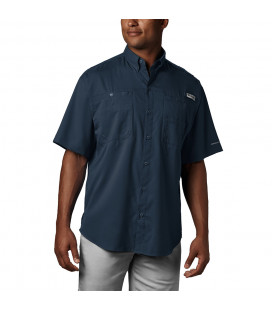 Columbia Men's Tamiami II SS Shirt Blue
