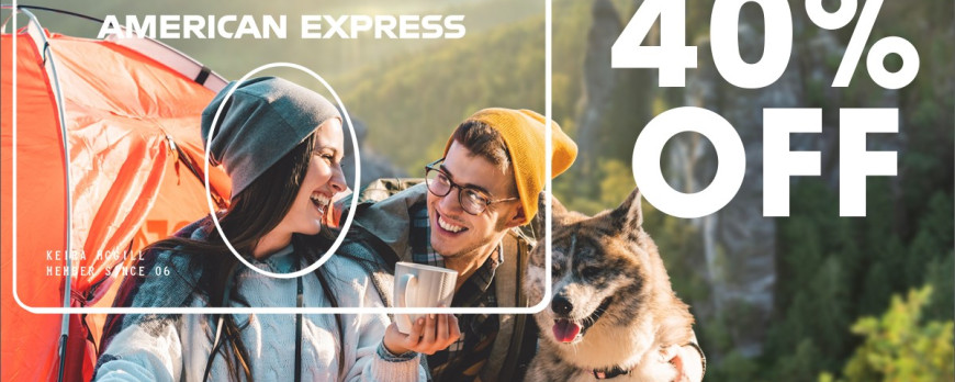 40% OFF at R.O.X., The North Face, and The Travel Club
